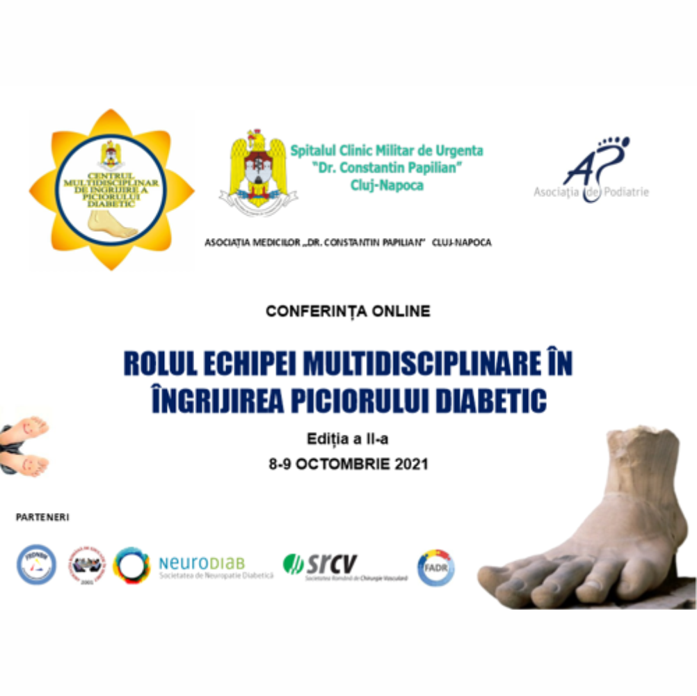 Rolul echipei multidisciplinare în îngrijirea piciorului diabetic, ediția a II-a