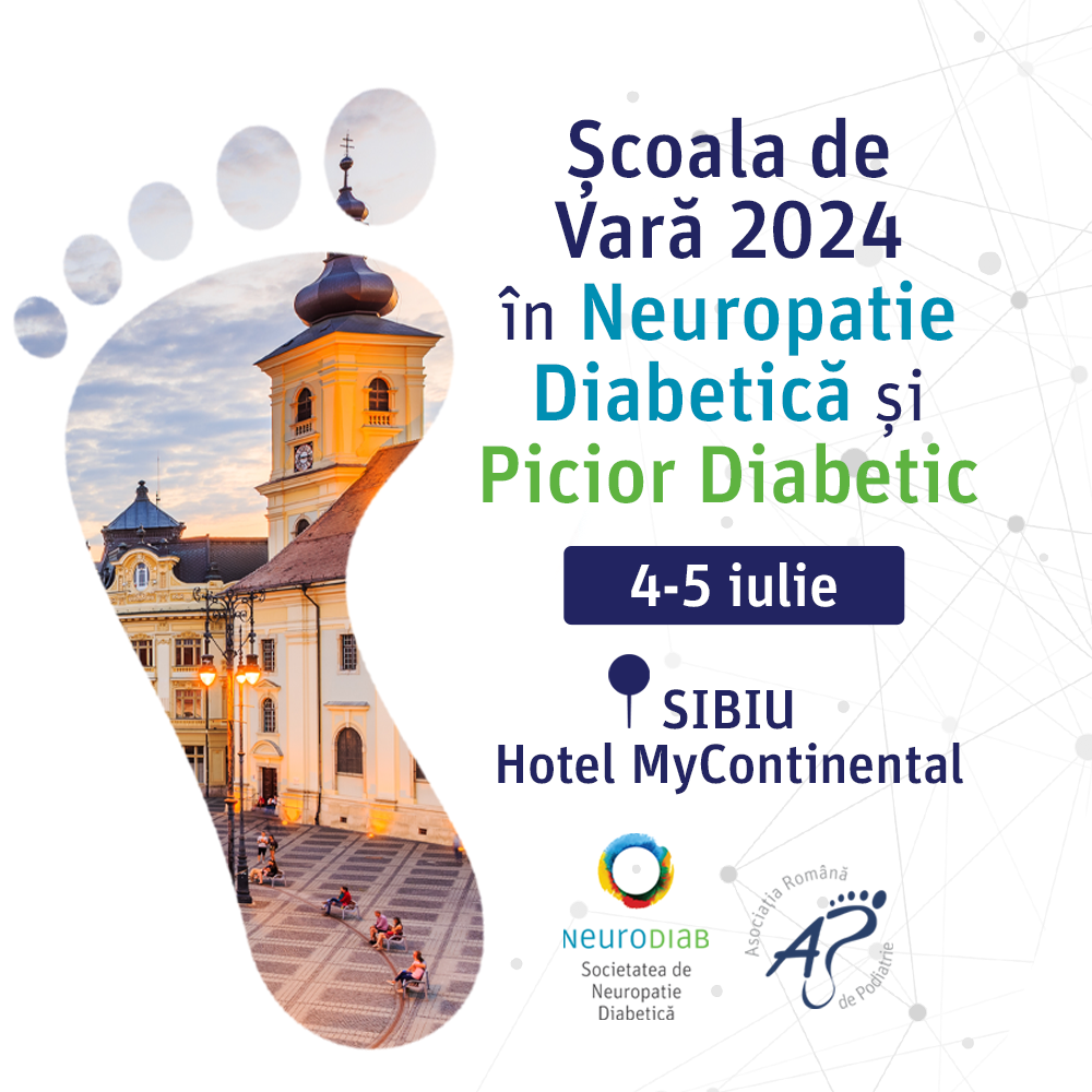 Școala de Vară în Neuropatie Diabetică și Picior Diabetic 2024