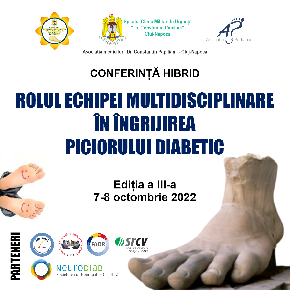 Rolul echipei multidisciplinare în îngrijirea piciorului diabetic, ediția a III-a