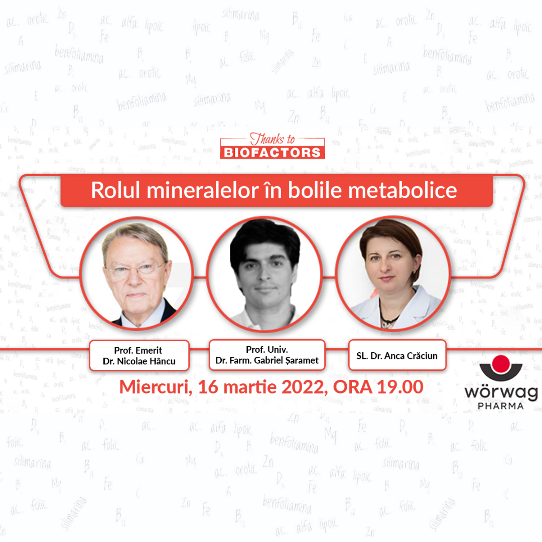 Rolul mineralelor în bolile metabolice Rolul mineralelor în bolile metabolice