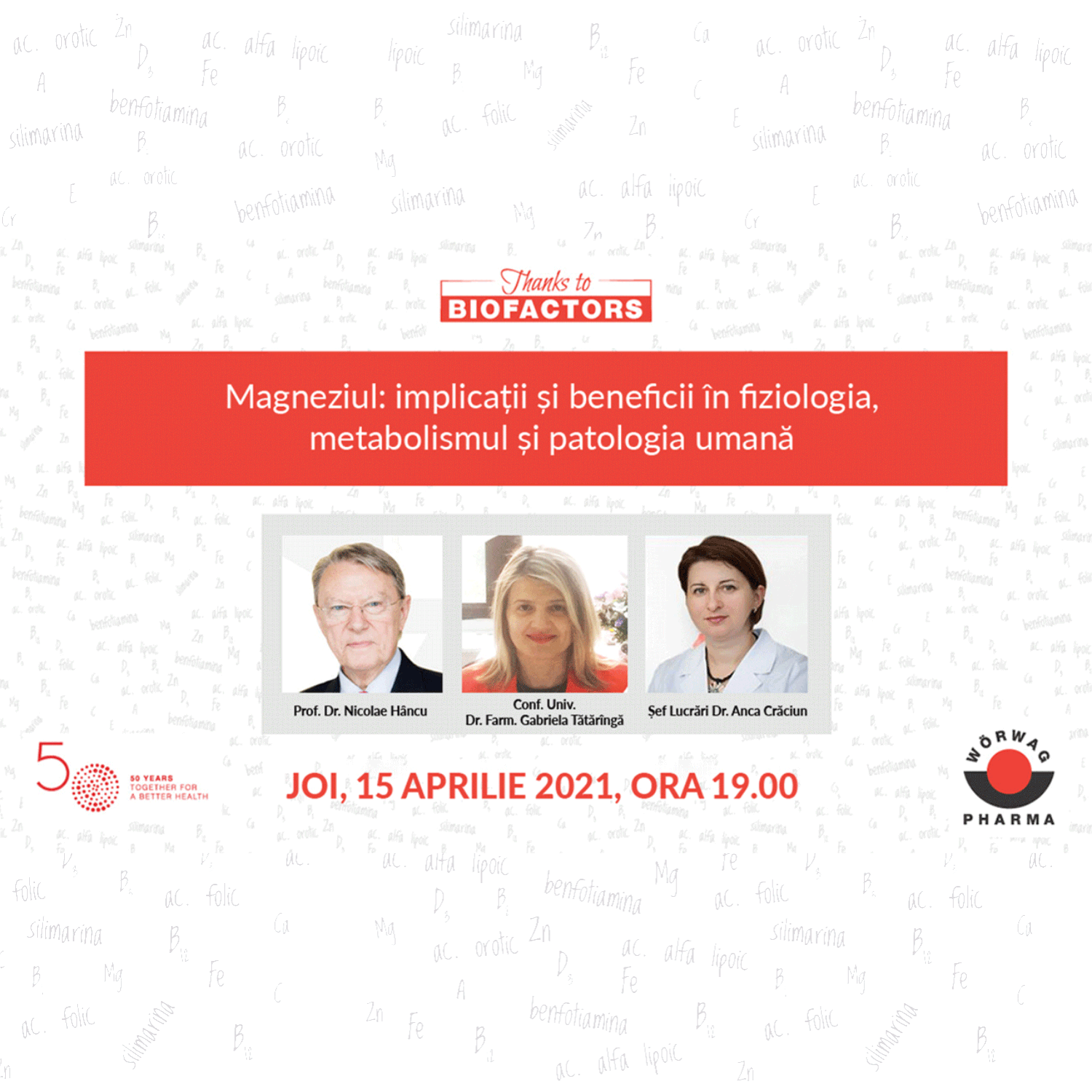 Magneziul: implicatii si beneficii in fiziologia, metabolismul si patologia umana