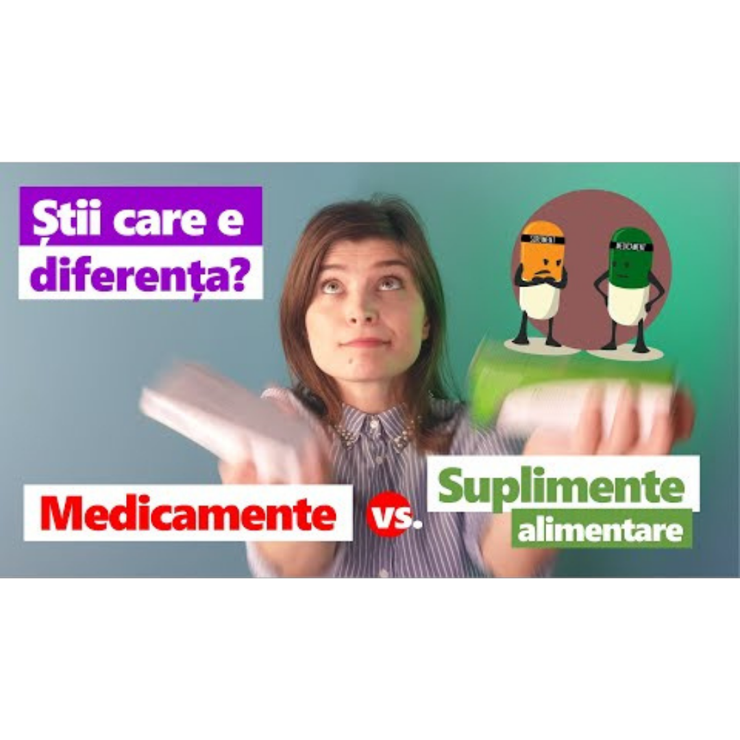 Medicamente vs. Suplimente Alimentare